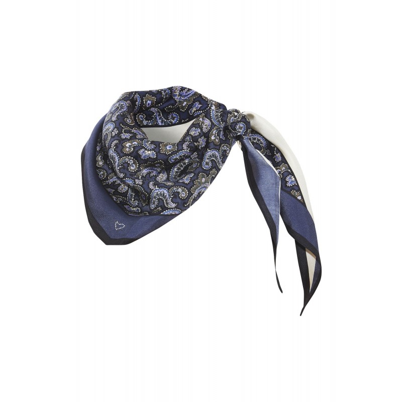 Leyla scarf Blue Print