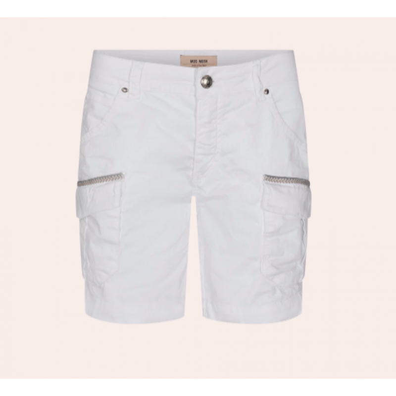 Camille Cargo Shorts - white 