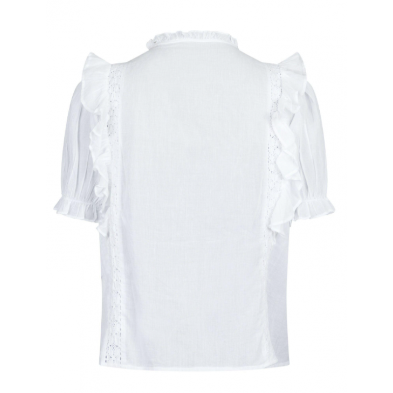 Neo Noir Therese S Voile Blouse White