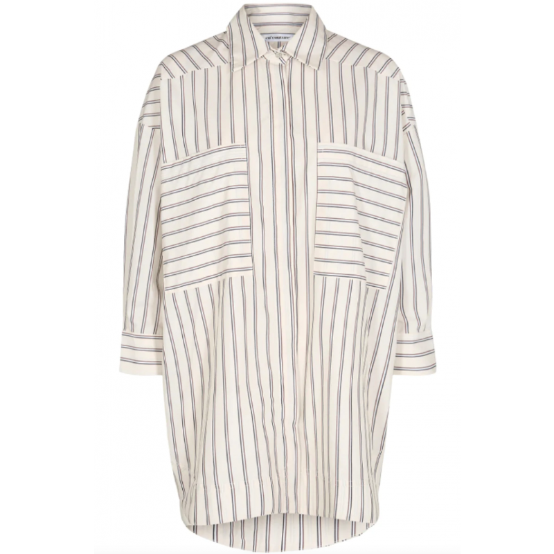 Asra Pocket Stripe Shirt
