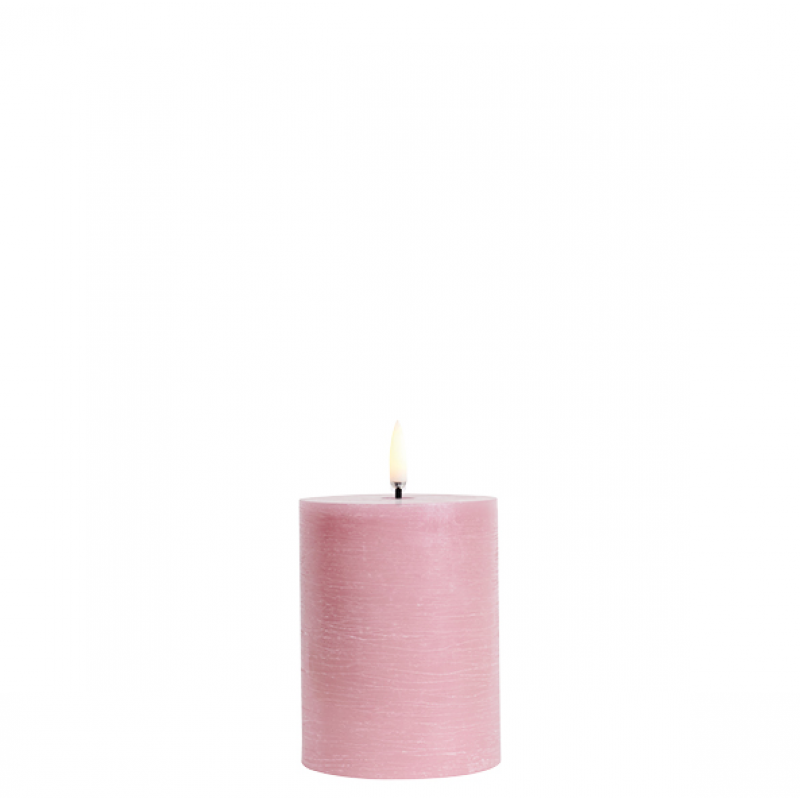 Pillar Candle, 7,8 x 10,1cm, Dusty Rose