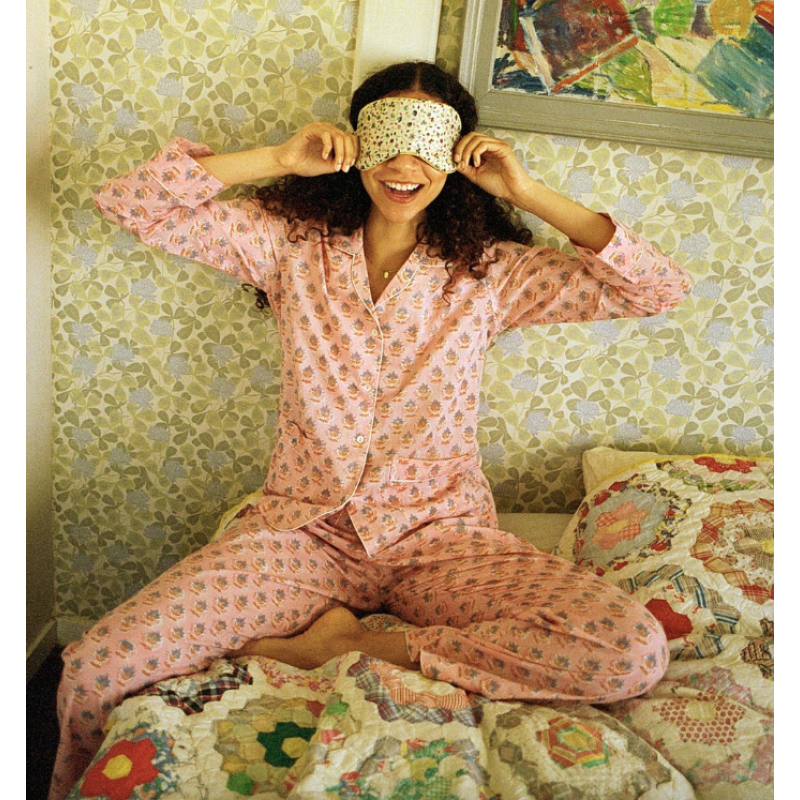 Nuit Organic Cotton pyjamas - Parfait Pink