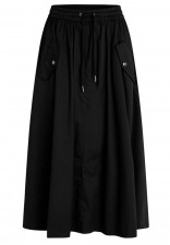 Crisp Poplin Utility Skirt Black / Co'couture