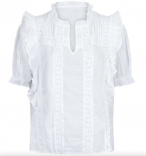 Neo Noir Therese S Voile Blouse White