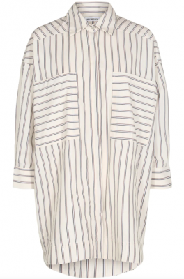 Asra Pocket Stripe Shirt - Marcipan