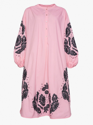 Rikke Organic Cotton Shirt Dress - Light Pink / Sissel Edellbo 