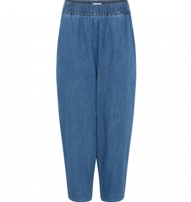 Oslo denim bukser - Medium blue denim / FRAU