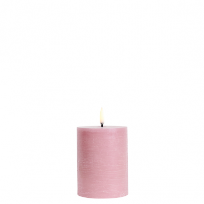 Pillar Candle, 7,8 x 15,2cm, Dusty Rose