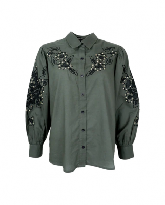 BCDOLLY SHIRT BLOUSE - Army