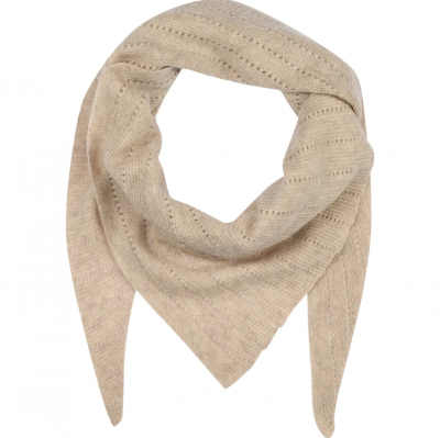 Doha cashmere scarf large - Sandstone