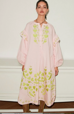 Elisabeth Organic Cotton Dress - Cherry blossom