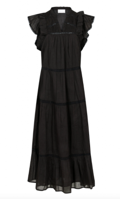 Ankita S Voile Dress - Black