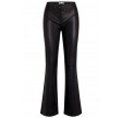 Leon Leather Flare Pant - Co'Couture - Black