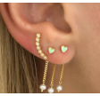  SEVEN DOTS EARRING PIECE RIGHT GOLD